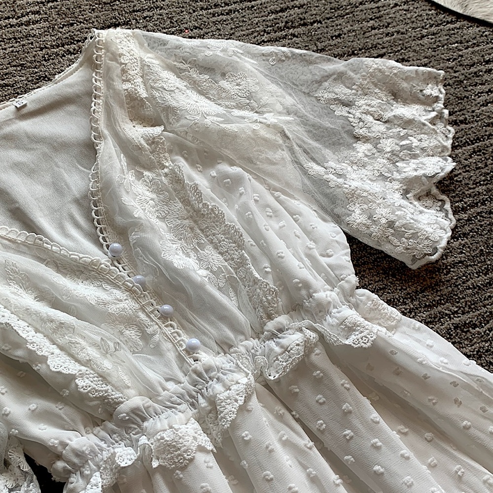 Boutique white dress